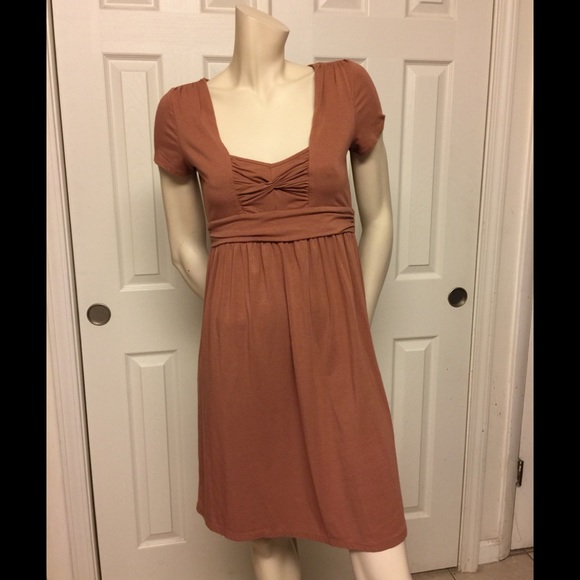 J. Crew Dresses & Skirts - J. CREW RUSTY BROWN SHORT SLEEVE DRESS
